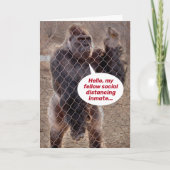 Sociale vervorming Gorilla Aanmoediging en Kopiëre Kaart (Voorkant)