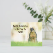 Sociale vervorming ik mis je Briefkaart (Staand voorkant)