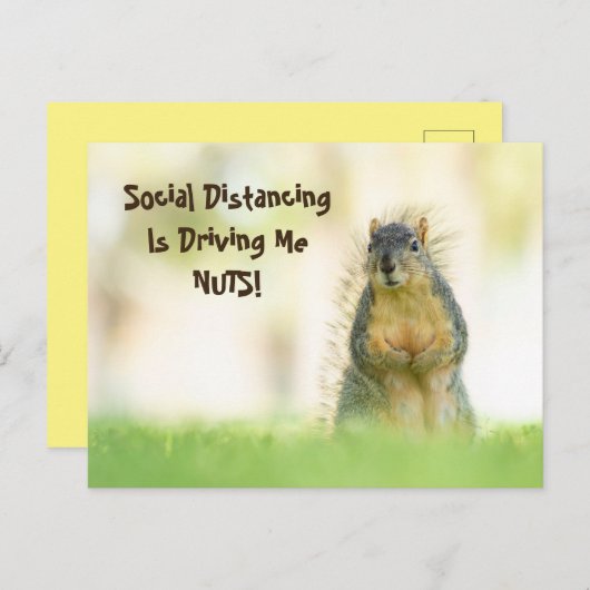 Sociale vervorming ik mis je Briefkaart (Voorkant / Achterkant)