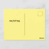 Sociale vervorming ik mis je Briefkaart (Achterkant)