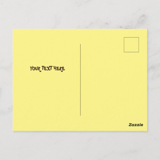 Sociale vervorming ik mis je Briefkaart (Achterkant)