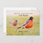 Sociale vervorming is voor het Briefkaart vogels (Voorkant / Achterkant)
