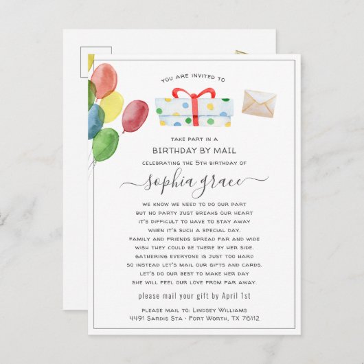 Sociale vervorming op zaterdag per post briefkaart (Voorkant / Achterkant)