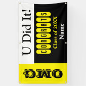 Sociale vervorming spandoek (Verticaal)