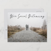 Sociale vervormingsdatum Datum Foto aankondiging Briefkaart (Voorkant / Achterkant)