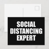 Sociale vervormingsdeskundige Introvert Antisocial Briefkaart (Voorkant / Achterkant)