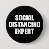 Sociale vervormingsdeskundige Introvert Antisocial Ronde Button 7,6 Cm (Voorkant)