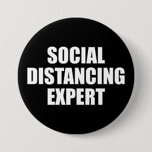 Sociale vervormingsdeskundige Introvert Antisocial Ronde Button 7,6 Cm