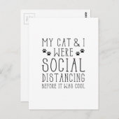 Sociale vervormingskat briefkaart (Voorkant / Achterkant)