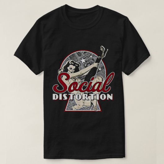 sociale vervormingslijst mooie dans gif t-shirt (Design voorkant)