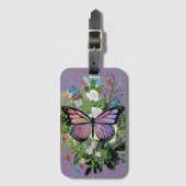 Sociale Vlinder 2  Bagage Label (Voorkant (verticaal))