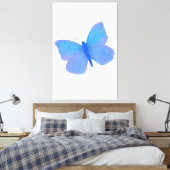 Sociale vlinder! canvas afdruk (Insitu (Slaapkamer))