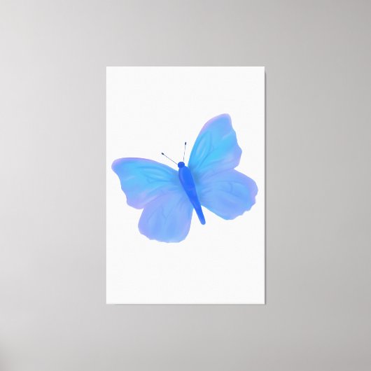 Sociale vlinder! canvas afdruk (Voorkant)