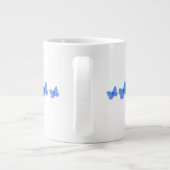 Sociale vlinder! grote koffiekop (Achterkant)