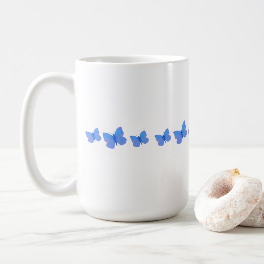 Sociale vlinder! koffiemok (Met donut)