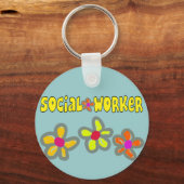 Sociale Werker Cadeaus Sleutelhanger (Voorkant)