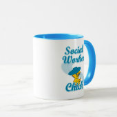 Sociale werker Chick #3 Mok (Voorkant rechts)