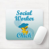 Sociale werker Chick #3 Muismat (Met muis)