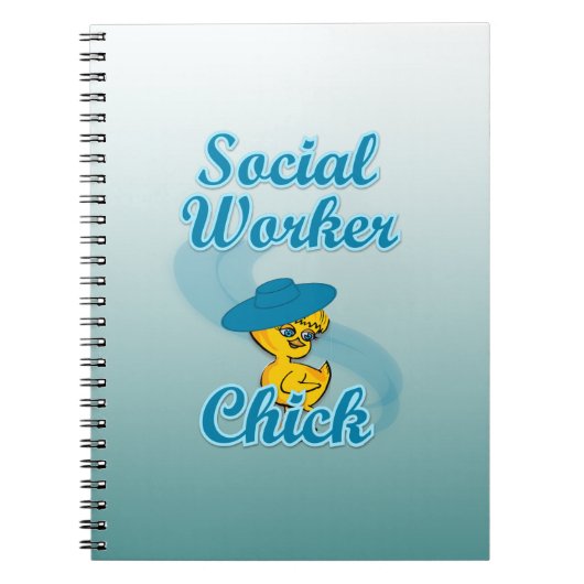 Sociale werker Chick #3 Notitieboek (Voorkant)
