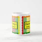 Sociale werker Citrus Stripes Koffiemok (Center)