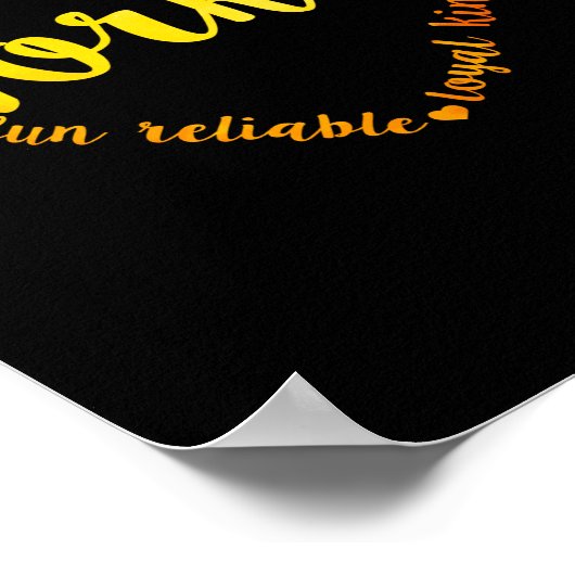 Sociale werker Hartarm Compassionate Caring Poster (Hoek)