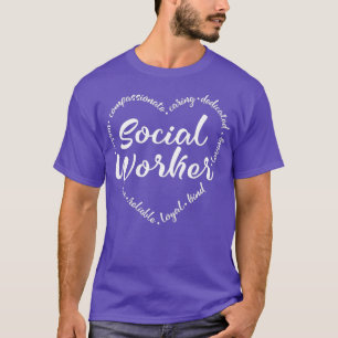 Sociale werker Hartslag Sociale Werkgelegenheid Gr T-shirt