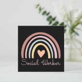 Sociale werker II Kaart (Staand voorkant)