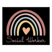 Sociale werker II Perfect Poster (Voorkant)
