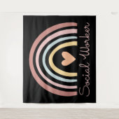 Sociale werker II Wandkleed (Voorkant)