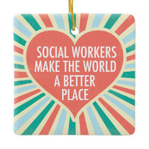 Sociale werker Inspirerend Quote Heart Prachtig