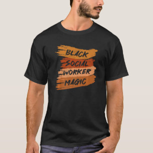 Sociale werker Month Black T-shirt