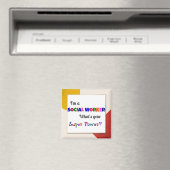 Sociale werker Super Power Magneet (Insitu (Vaatwasser))