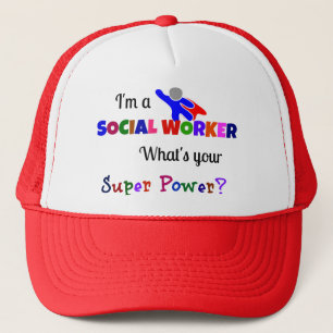 Sociale werker Super Power Trucker Pet