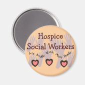 Sociale werkers in de ziekenhuissector "Engelsen m Magneet (Voorkant / Achterkant)