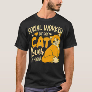 Sociale werkers MSW School Afstuderen Gift Funny T-shirt