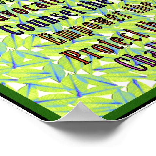 Sociale werkers werken! poster (Hoek)