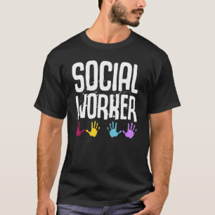 Sociale werkmaand Kinderkleuterscholen T-shirt