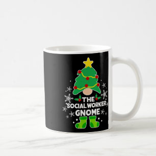 Sociale Werknemer Gnome Xmas Familie Vakantie Kers Koffiemok