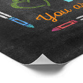 Sociale werknemer wanneer u Motivatie ingaat Poster (Hoek)