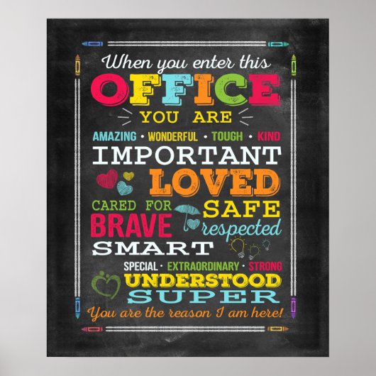 Sociale werknemer wanneer u Motivatie ingaat Poster (Voorkant)