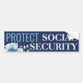 Sociale zekerheid beschermen tegen Trump Bumpersticker