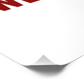 Sociale zekerheid is een recht? We hebben ervoor b Perfect Poster (Hoek)