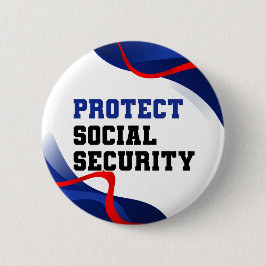 Sociale zekerheid Politieke Anti Trump Accessoire Ronde Button 5,7 Cm