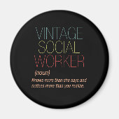  sociale zorgverstrekking magneet (Voorkant)