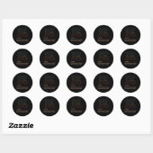  sociale zorgverstrekking ronde sticker (Vel)