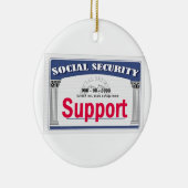 Socialezekerheidsorganisatie Keramisch Ornament (Rechts)