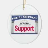 Socialezekerheidsorganisatie Keramisch Ornament (Links)