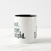 socialiseren tweekleurige koffiemok (Center)