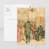 Socialisering 18e eeuw briefkaart (Voorkant / Achterkant)