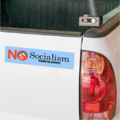 Socialisme - Armoede verstikken Bumpersticker (Op Truck)